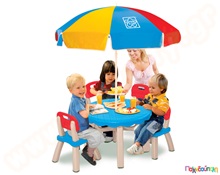 Σετ τραπέζι, 4 καρέκλες και ομπρέλα Grow n Up  Σετ Παιδικά Τραπεζάκια - Καρεκλάκια