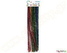 Σύρμα πίπας γυαλιστερό 20 τμχ. 30 εκ. και διάμετρο 6 χιλ.  Διακοσμητικό Σύρμα Πίπας