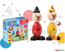 Βρεφικά μαγνητικά τουβλάκια Stick-O Bumba Σετ 14 τεμάχια  Πλαστικά Παιχνίδια Κατασκευών με Τουβλάκια Μαλακά