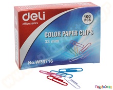 Συνδετήρες χρωματιστοί Νο 3 100 τμχ.  Αναλώσιμα