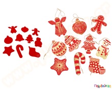 Χαρτί για ξύσιμο Χριστουγεννιάτικα σχέδια Σετ 50 τεμάχια  Διάφορα Διακοσμητικά Υλικά