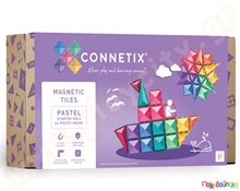 Μαγνητικά τουβλάκια κατασκευών Connetix Pastel Starter Pack Σετ 64 τεμάχια  Μαγνητικά Παιχνίδια Κατασκευών