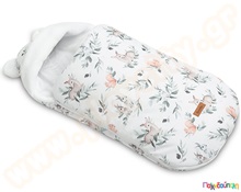 Υπνόσακος - Ποδόσακος καροτσιού ελαφάκια λευκά  Προίκα Μωρού-Βρεφικά Είδη