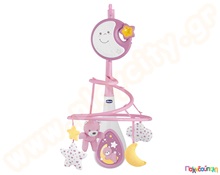 Chicco Περιστρεφόμενο carousel για παιδική κούνια ροζ  Βρεφικά Παρκοκρέβατα