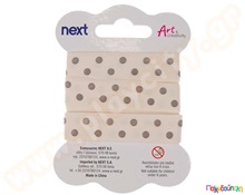 Κορδέλα πουά 1,5 εκ. χ 2 μ.  Διακοσμητικές Κορδέλες