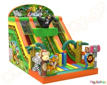 Φουσκωτό Παιχνίδι Ζούγκλα(με 1 blower)  Φουσκωτά Τσουλήθρες