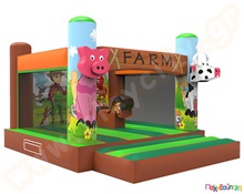 Φουσκωτό Παιχνίδι Φάρμα με Ζωάκια (με 1 blower)  Φουσκωτά Τραμπολίνο