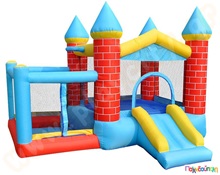 Φουσκωτό Παιχνίδι Οικιακής Χρήσης Σπιτάκι με Τραμπολίνο και Μπαλοπισίνα  Φουσκωτά Οικιακής Χρήσης