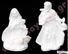 Διακοσμητικά από Φελιζόλ Παναγία και Ιωσήφ  Διακοσμητικά από Φελιζόλ