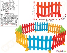 Σετ Πλαστικός φράχτης εσωτερικού χώρου  Φράχτες Παιχνιδιού