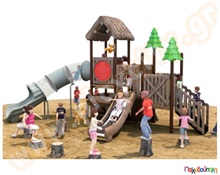 Κέντρο Παιδικής Χαράς Παιχνίδι στο Δάσος  Μεταλλικά Κέντρα Παιδικής Χαράς