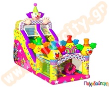 Φουσκωτό Παιχνίδι Τσουλήθρα του Κλόουν (με 2 blowers)  Φουσκωτά Τσουλήθρες