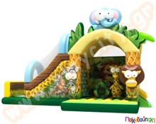 Φουσκωτό Παιχνίδι Τσουλήθρα στο Δάσος (με 4 blowers)  Φουσκωτά Τσουλήθρες