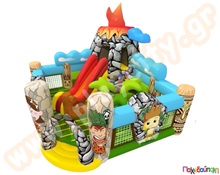 Φουσκωτό Παιχνίδι Περιπέτεια στο Ηφαίστειο (με 4 blowers)  Φουσκωτά Πάρκα