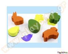 Σφραγίδες Πασχαλιάτικες 5 τεμάχια  Στάμπες και Σφραγίδες Χειροτεχνίας