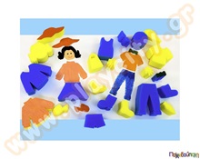 Σφραγίδες άνθρωποι 5 τεμάχια  Στάμπες και Σφραγίδες Χειροτεχνίας