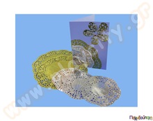 Πετσετάκια χρυσά και ασημί 40 τεμάχια  Κατασκευές Χειροτεχνίας