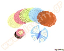 Πετσετάκια διάφορα χρώματα 120 τεμάχια  Κατασκευές Χειροτεχνίας