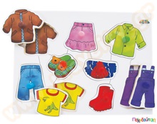 Ξύλινα Ενσφηνώματα Ρούχα  Ξύλινα Παιδικά Ενσφηνώματα