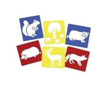 Στένσιλ ζώων δάσους  Στένσιλ