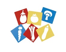 Στένσιλ λαχανικών  Στένσιλ