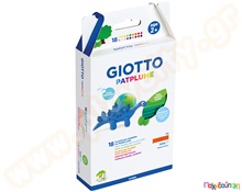 Πλαστελίνη Giotto Patplume σετ Κλασικά και Φωσφορούχα χρώματα  Πλαστελίνη Κατασκευών