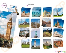 Maxi memo μέρη του κόσμου  Εκπαιδευτικά Παιχνίδια Γνώσεων