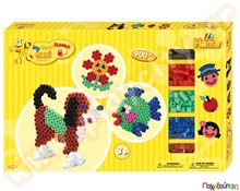 Πλήρες σετ κατασκευών για αγόρια με 900 χάντρες διαμ. 10 χιλ. σε κουτί HAMA  Πλαστικά Παιχνίδια Κατασκευών με Χάντρες Maxi HAMA