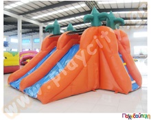 Φουσκωτή Νεροτσουλήθρα με Φοίνικες (με 1 blower)  Φουσκωτές Νεροτσουλήθρες