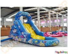 Φουσκωτή Νεροτσουλήθρα Θαλάσσιος Κόσμος (με 1 blower)  Φουσκωτές Νεροτσουλήθρες