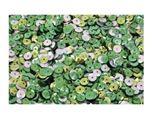 Πούλιες (6) mm αποχρώσεις πράσινου  Διακοσμητικές Πούλιες