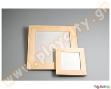 Κορνίζα ξύλινη 12χ12  Κατασκευές Χειροτεχνίας