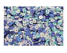 Πούλιες (6) mm αποχρώσεις μπλε  Διακοσμητικές Πούλιες