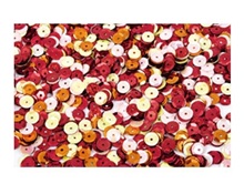 Πούλιες (6) mm αποχρώσεις κόκκινου  Διακοσμητικές Πούλιες