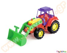 Τρακτέρ μεγάλο με κουβά  Πλαστικά Παιδικά Οχήματα