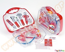 Βαλιτσάκι γιατρού με εργαλεία μεγάλο  Παιδικά Μαγαζάκια - Πάγκοι Εργασίας