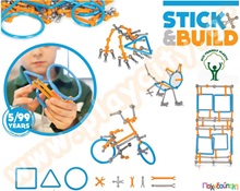 Παιχνίδι Κατασκευών Stick n Build  Πλαστικά Παιχνίδια Κατασκευών - Οικοδομικό Υλικό
