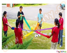 Γαϊτανάκι και παιχνίδι ισορροπίας  Ομαδικά Παιχνίδια