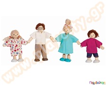 Μοντέρνα Κουκλοοικογένεια Plan Toys  Κουκλόσπιτα και Αξεσουάρ