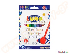 Μαρκαδόροι λεπτοί The Littlies 24 τμχ.  Μαρκαδόροι