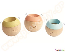 Ανθρωπάκια ήχου - όρασης - αφής Plan Toys  Ξύλινα Βρεφικά Παιχνίδια