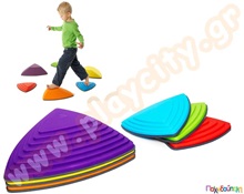 Βράχοι ισορροπίας Σετ 6 τεμάχια  Διαδρομές ισορροπίας