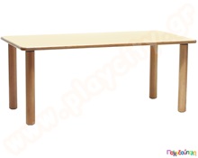 Ξύλινο Παιδικό Τραπέζι παραλληλόγραμμο φυσικό χρώμα  Ξύλινα Παιδικά Τραπεζάκια