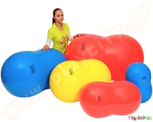 Μπάλα γυμναστικής φυστίκι Μήκος (65) εκ, Διάμετρος (40) εκ.  Μπάλες Γυμναστικής - Φυσιοθεραπείας