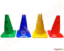 Διαδρομές Ισορροπίας Κώνοι άθλησης-στήριξης 12 τρύπες / (32) εκ.  Διαδρομές ισορροπίας