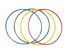 Στεφάνι Χούλα χουπ μονόχρωμο  Όργανα Γυμναστικής - Αθλητικός Εξοπλισμός