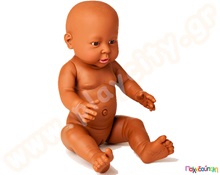 Κοριτσάκι Αφρικάνα 40 cm  Μωράκια - Φροντίδα Μωρού - Καροτσάκια