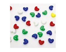 Χάντρες καρδούλες  Διακοσμητικές Χάντρες - Κουμπιά