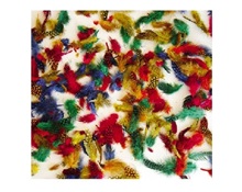 Φτερά πολύχρωμα πιτσιλωτά  Διακοσμητικά Φτερά