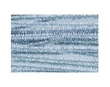 Σύρμα πίπας γυαλιστερό ασημί Σετ 24 τεμάχια  Διακοσμητικό Σύρμα Πίπας